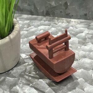 Vintage Bandai 1986 Maple Town Park Set Brown Rocking‎ Horse Toy